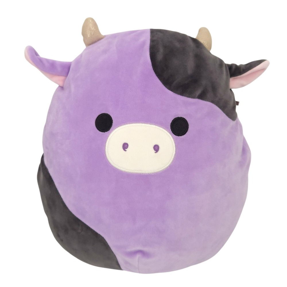 Squishmallows Alexie the Cow 12" Purple Plush Stuffed Animal